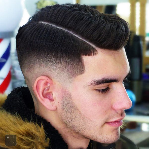 Side Part Taper Fade