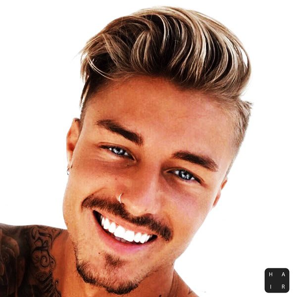 Side Swept Taper Fade-mens haircut trends 2020-2020 hair trends men-2020 men's hair trends-men's hair trends 2020
