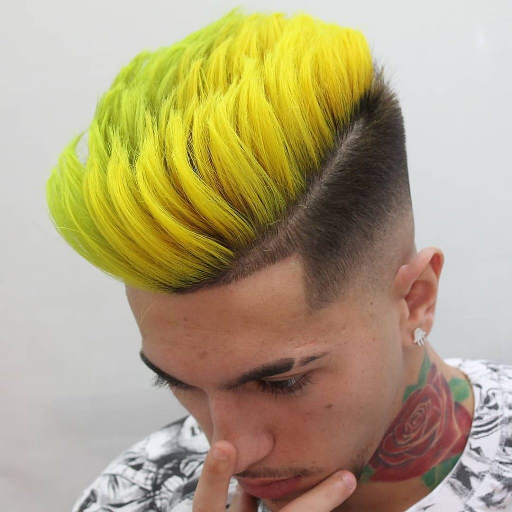 lemon dip hair color ideas for men