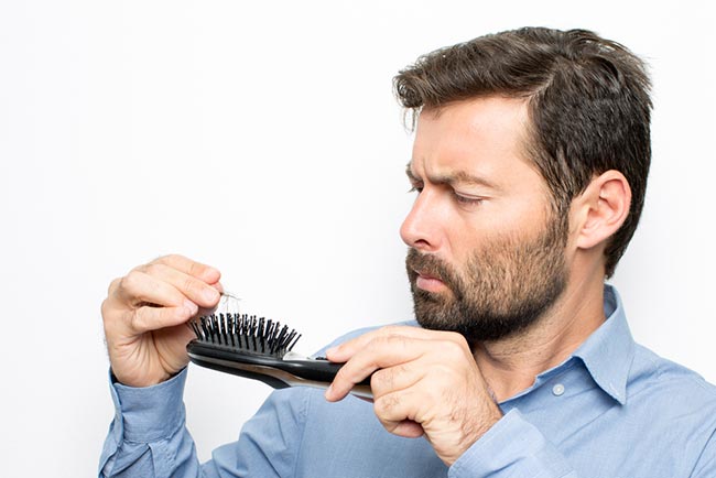 8 Main causes of hair loss in men.