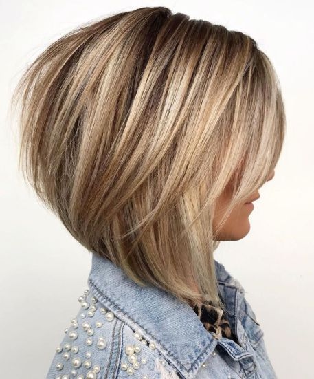 Blonde Bob with Long Feathered Layers