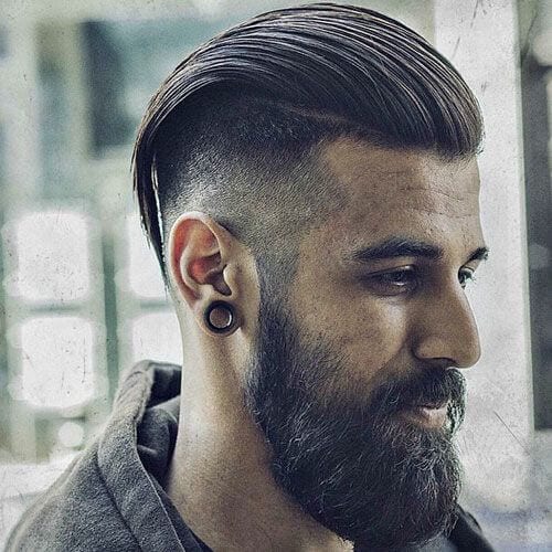 High Fade With Long Hair for men