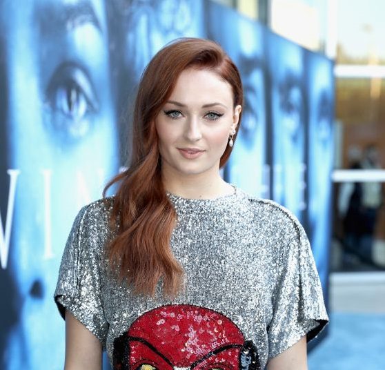 Sophie Turner red hair color shade