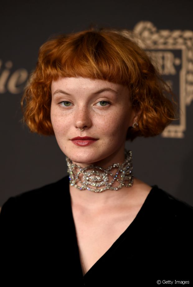Kacy Hill red hair color shade