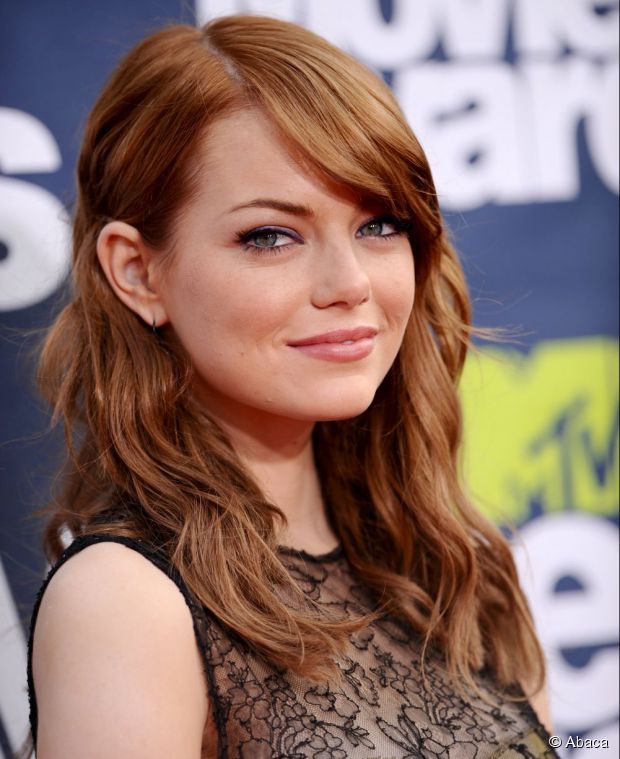 Emma Stone red hair color shade
