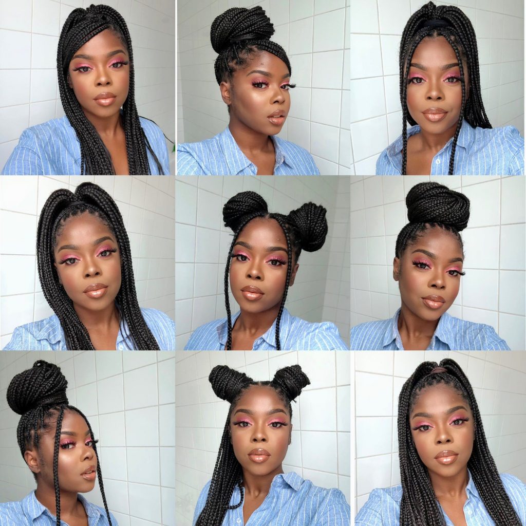 Braided hairstyles for black women-quick braiding styles for natural hair-different types of braids styles for black hair-braids for black women-black braided hairstyles-braids hairstyles pictures-african hair braiding styles pictures