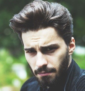 High-Low fade With Modern Quiff 