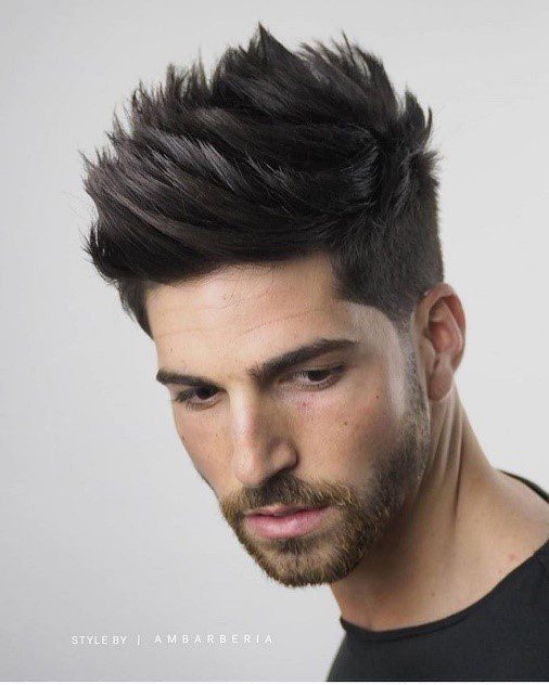 Textured Quiff haircut styles for men