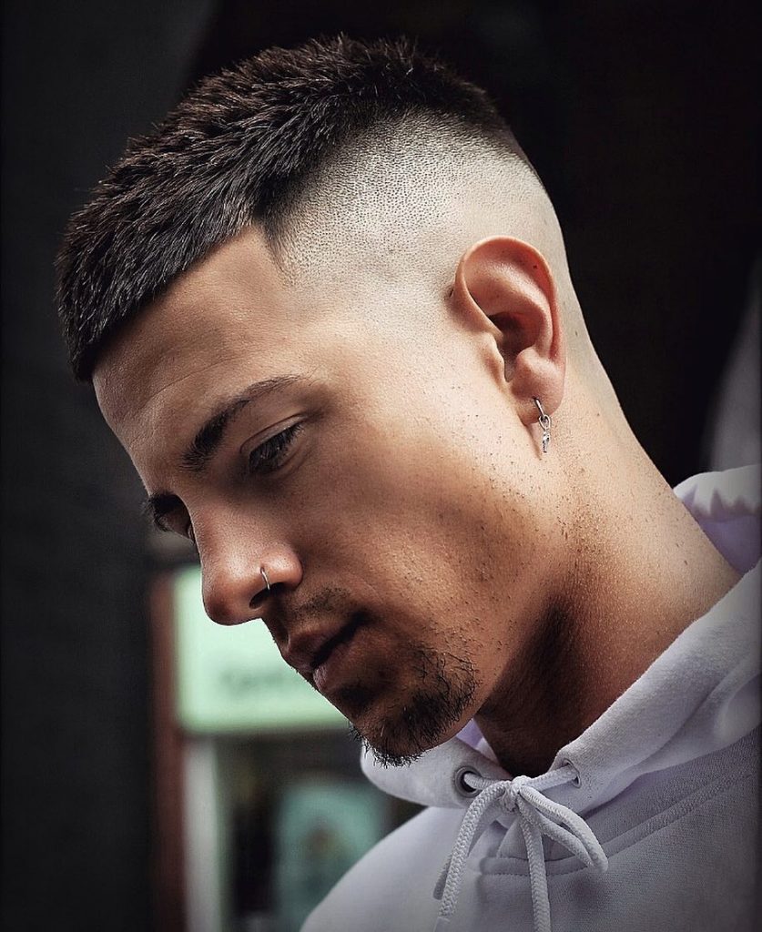 cool-short-fade-haircut-for-men-with-thick-hair
